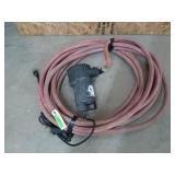 50 ft water hose w/ sump pump, untested