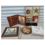 Home decor, plastic miter box, garment rack