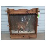 Nice gun rack 27x25 w/ key