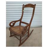 Wooden rocker, needs back