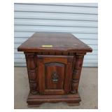 Pecan end table 22x26x19
