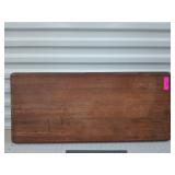Wooden plank cutting board 34x15