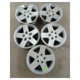 5 ct 18" Jeep wheels