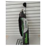 Wilson ultra Junior golf clubs and bag