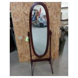 Lovely swivel floor mirror 59 x 21.75 x 20