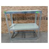3 tier metal shelf 35 x 35 x 15.5