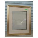 Lovely gold picture frame with mat 25.5 x 32