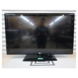 LG 42" flat screen TV with remote, works