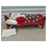 Sleeping Santa 9 x 23 x 10 works