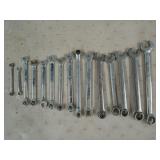 15 asst SAE wrenches 3/4" - 1/4"