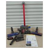 Dyson v6 absolute vacuum with attachments, works