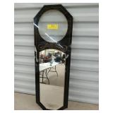 Antique octagon mirror 10x30.5