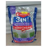 20# bag bio advanced three in one weed and feed