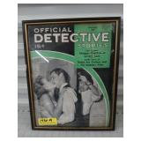 December 1939 official detective stories framed
