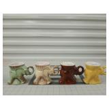 4 ct Frankoma GOP elephant mugs  1972-1975