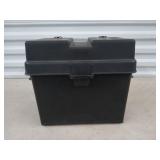 Plastic battery box 10.5 x 11 x 7