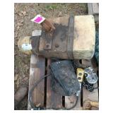 Yale Eaton 2 ton chain hoist w/ Doerr motor,