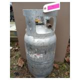Aluminum 35# forklift propane bottle, empty