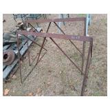 Steel saw horses / racks 32 x 42.5
