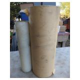 Roll of 22" paper, 18" plastic wrap
