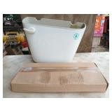 Portland toilet tank with lid, new