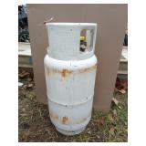 Steel 35# forklift propane bottle, empty