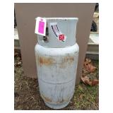 Steel 35# forklift propane bottle, empty