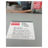 Dayton blower fan, worked when removed