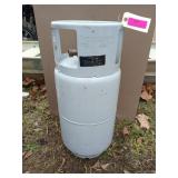 Steel 35# forklift propane bottle, empty