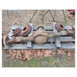 Axle out of 2008 Chevrolet pickup w/ rotors