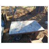 4 wheel flatbed cart 15x48x32