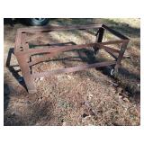 Steel 2 wheel table / cart frame 22 x 24 x 48
