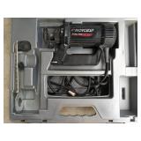 RotoZip spiral saw in plastic case, works