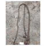 20 ft 5/16" chain w/ 2 hooks