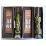 2 Old Crow limited edition chessmen ceramics: