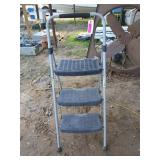 Werner step right 3 step ladder