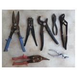 Asst pliers, cutters, etc