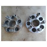 2 wheel spacers 5X100/5X100.56.1HC-12X1.25-2"