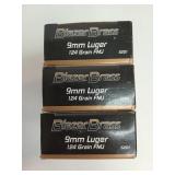 150 rds 9 mm Luger 124 gr FMJ