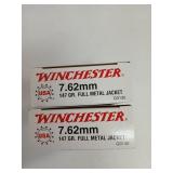 40 rds 7.62mm 147 gr FMJ