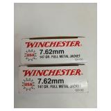 40 rds 7.62mm 147 gr FMJ