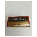 20 rds 9mm Luger 124 gr Hydra-Shok JHP