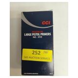1000 ct Magnum large pistol primers No. 350