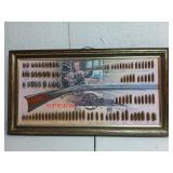 Framed Speer bicentennial advertising 12 x 21.5