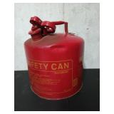 Metal 5 gallon gas can