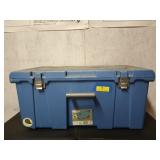 Sterilite rolling plastic storage box w / wheels