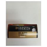 50 rds 45 Auto 230 gr HST tactical law enforcement