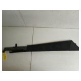 20" blade, 30" overall length machete in sheath,