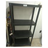 Four tier plastic shelf 52x24x12
