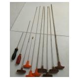 10 gun cleaning rods 12"-32"